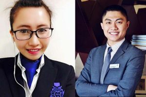 Nguyễn Ngọc Thúy và Nguyễn Thanh Long - Sinh viên trường Le Cordon Bleu
