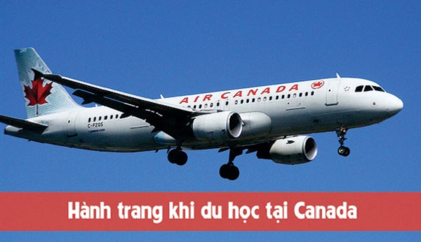 Đi máy bay du học Canada