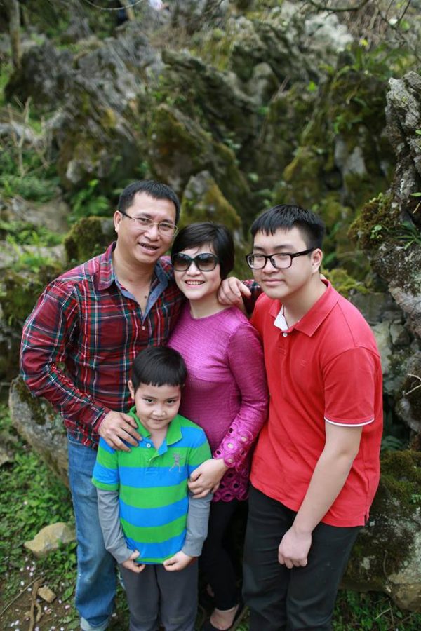 Minh và gia đình