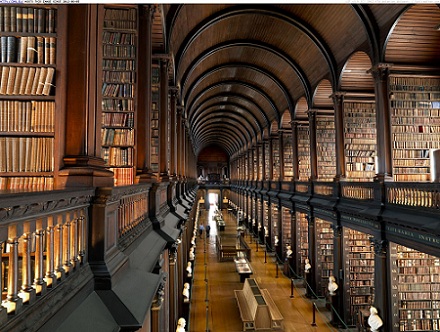 Thư viện Cao đẳng Trinity, còn gọi là 'Căn phòng dài' (Dublin, Ai Len)