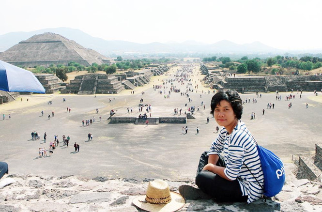 Võ Thị Mỹ Linh ở Mexico Ảnh: NVCC