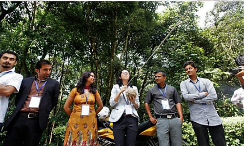 Tham gia Hội thảo Thanh niên châu Á về phát triển bền vững tại Nepal năm 2014. Ảnh: Nguyễn Lê Vân Phương