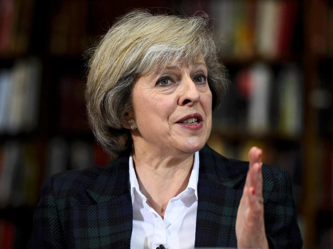 Thủ tướng Anh Theresa May. Ảnh: Reuters UK.