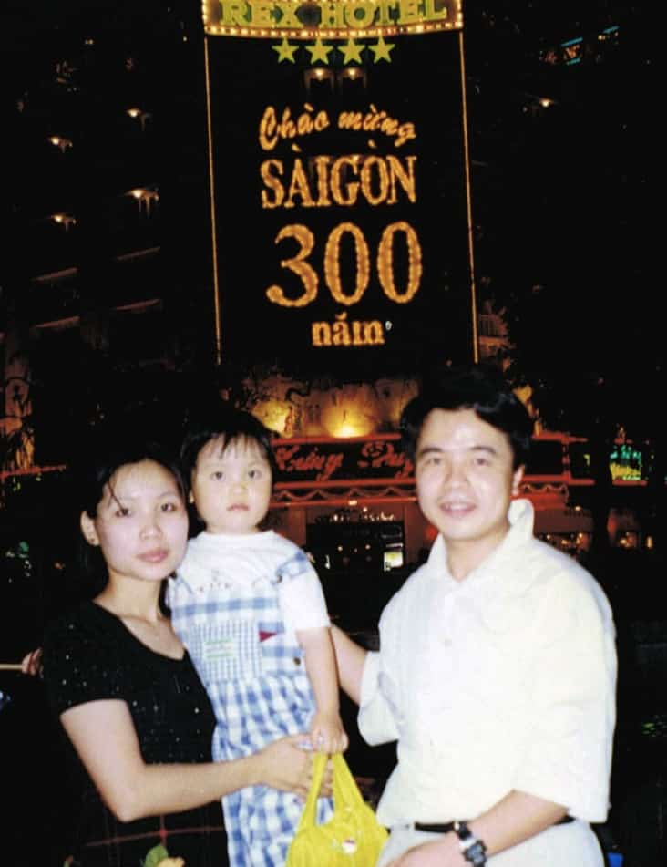 Gia đình anh Lê Thanh Hải năm 1998