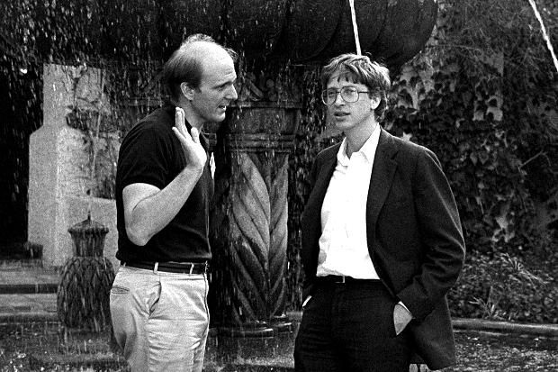 Steve Ballmer - Bill Gates những năm 1980