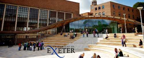 Đại học Exter với học bổng tới 3.000 GBP.