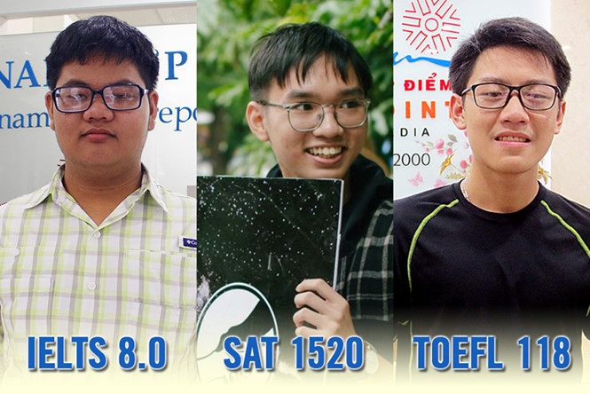 Các bạn học viên tại Anh ngữ Hợp Điểm đạt điểm cao tại kỳ thi IELTS, TOEFL, SAT sẵn sàng chinh phục ước mơ du học