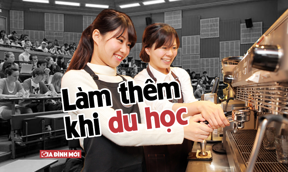 Để trang trải chi phí học tập và phụ giúp kinh tế gia đình, nhiều du học sinh lựa chọn tìm việc làm bán thời gian (Ảnh minh họa)