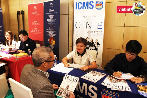 ICMS thường xuyên tham dự các chương trình hội thảo để cung cấp thông tin về trường và học bổng trực tiếp đến học sinh, sinh viên.