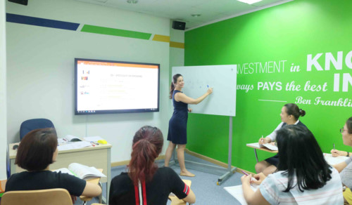 Tại DTP Academy, người học được tạo một sân chơi ngôn ngữ vui nhộn, thân thiện, bổ ích 