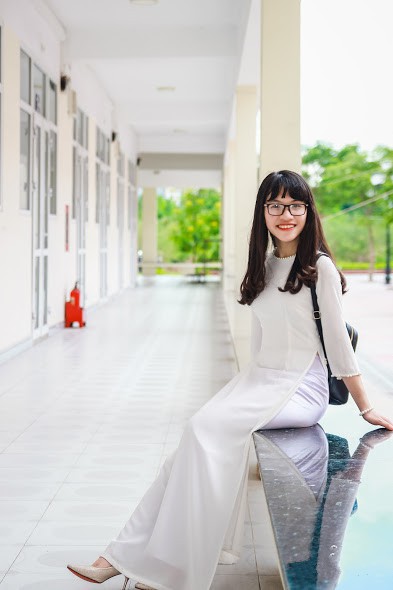 Nguyễn Đỗ Phương Uyên - Học sinh lớp 12 chuyên Anh, trường THPT Chuyên Trần Phú, Hải Phòng vừa xuất sắc nhận 9 học bổng Mỹ.