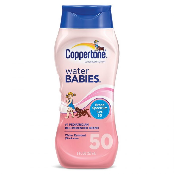 Coppertone Water Babies (giá gốc: 160.000 VNĐ): Cũng đạt 95 điểm, đây là loại kem chống nắng đặc biệt phù hợp với da nhạy cảm nhờ công thức được điều chế riêng cho da em bé.