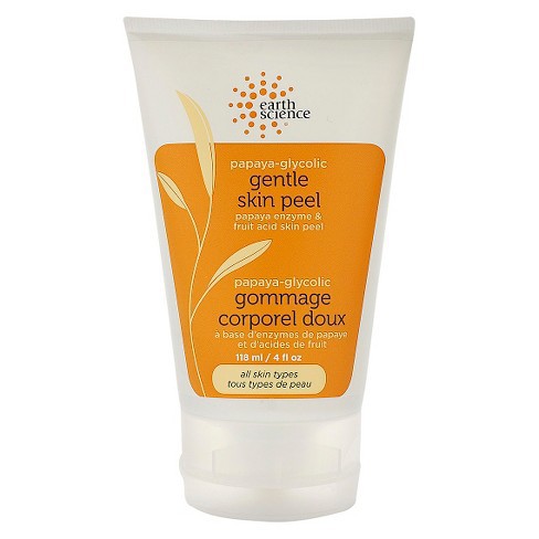 Earth Science Gentle Skin Glycolic Peel (342.000 VNĐ): Ngoài Glycolic Acid, sản phẩm lột da hóa học này còn có chứa enzyme từ trái đu đủ giúp tăng hiệu quả làm sạch lỗ chân lông, giúp da sạch mụn, đều màu, mờ vết thâm cũng như làm chậm quá trình lão hóa da.