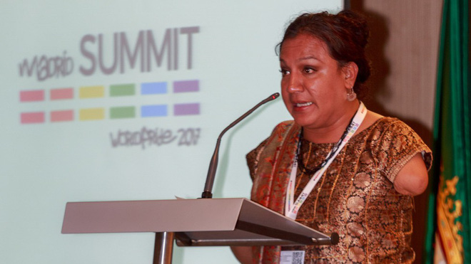 Amaranta Gómez Regalado - nhà chính trị gia chuyển giới người Mexico và là nhà vận động cho quyền lợi cộng đồng LGBT (Ảnh: Wikipedia)