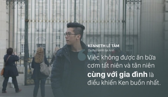 Trong 5 năm du học xa nhà, thì đây là cái Tết thứ 2 Ken không về ăn Tết được.