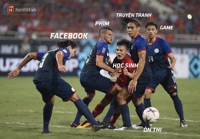 Con đường ôn thi vốn đã lắm gian truân lại còn bị đủ loại cám dỗ níu chân thế này!