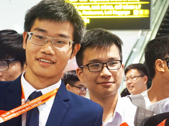 Hai lần giành huy chương vàng ICho, Đinh Quang Hiếu hiện là sinh viên MIT. Ảnh: Nguyễn Sương.