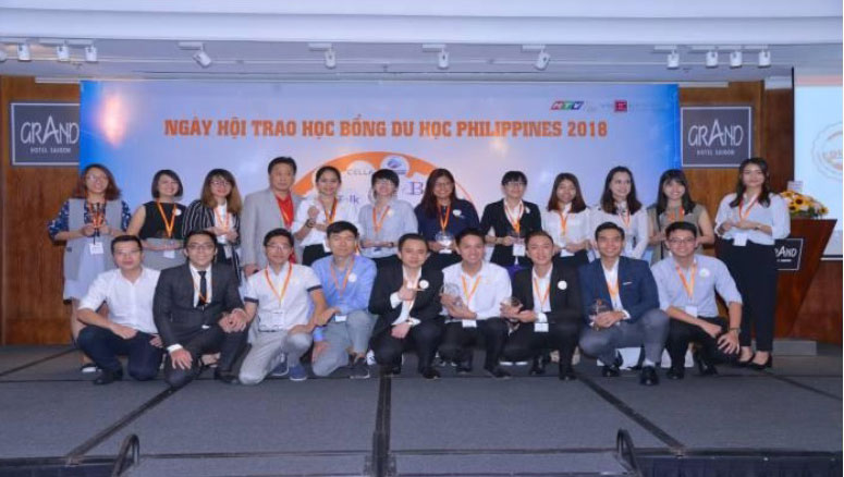 Hình ảnh ngày hội trao học bổng du học Philippines tại Việt Nam năm 2018