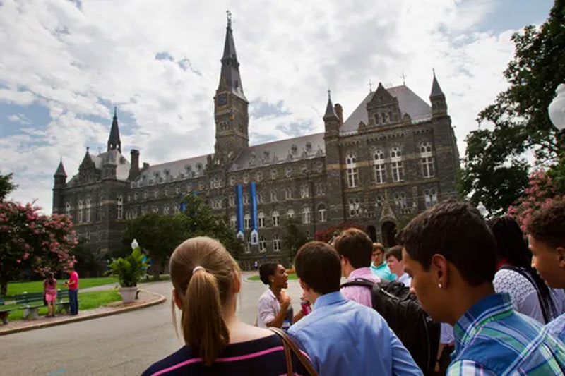 Trường Đại học Georgetown (Ảnh: AP)