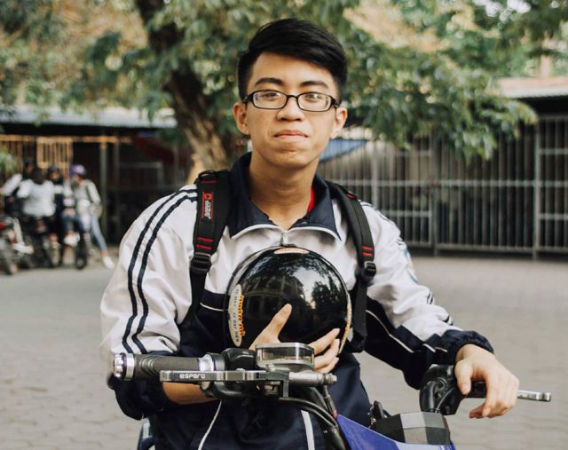 Tôn Lương Bảo - chàng trai giành giải Nhất duy nhất của đội tuyển Nghệ An tại kỳ thi HSG quốc gia 2019 với môn Địa lý.