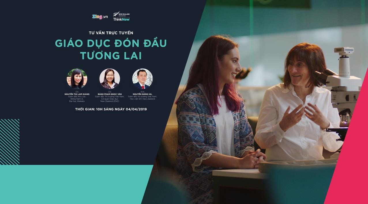 Các chuyên gia sẽ giải đáp thắc mắc về học bổng, chương trình học và các vấn đề trong đời sống sinh hoạt tại New Zealand.