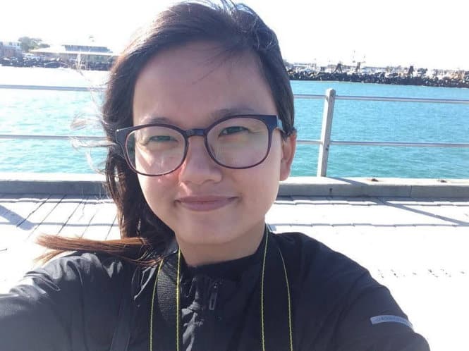 Nguyễn Thị Minh Nguyệt: “Nếu du học sinh Việt chỉ túm tụm lại với nhau nói chuyện với đồng hương chắc chắn tiếng Anh sẽ không khá lên được” – Ảnh: NVCC