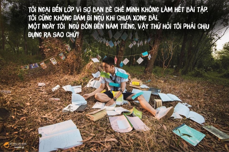 Học thêm từ sáng đến tối, rồi lại thức đến khuya để luyện đề đã chẳng còn là cảnh tượng quá xa lạ 