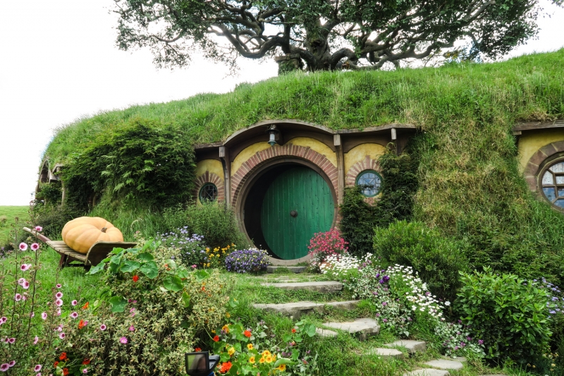 Đây chính là hình ảnh ngoài đời ngôi làng của người lùn Hobbit trong phim "Chúa tể của những chiếc nhẫn".