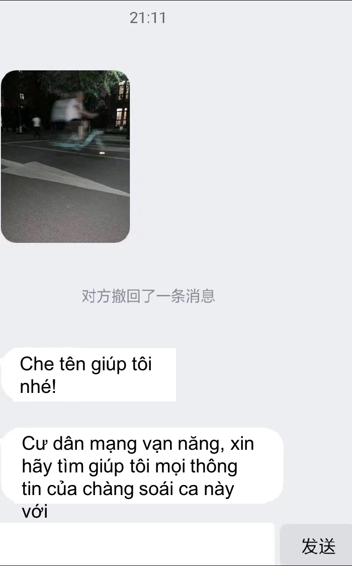 Lời nhờ vả tìm thông tin trai đẹp gửi trang confession của trường