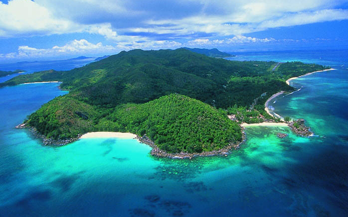 Đảo quốc xinh đẹp Seychelles. Ảnh: Twistedsifter.