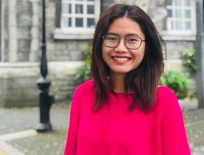 Chị Đinh Thị Thanh Hoa, hiện tại công tác tại trụ sở Facebook châu Âu, Ireland.
