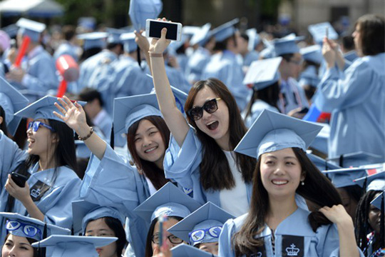 Hơn 363.341 sinh viên Trung Quốc đăng ký vào ĐH-CĐ ở Mỹ năm học 2017-2018. Ảnh: China Daily