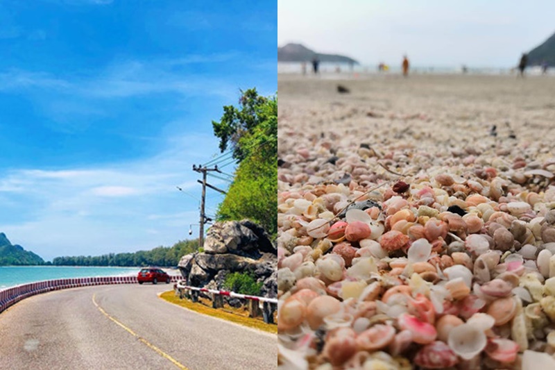 Ao Manao là một bãi biển đẹp của tỉnh Prachuap Khiri Khan. Với bờ cát trắng cong cong hình lưỡi liềm, điểm đến xứng đáng với tên gọi thiên đường của biển.