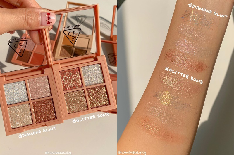 3CE Mini Multi Eye Color Palette màu Glitter Bomb / Diamond Glint (480.000 VNĐ)