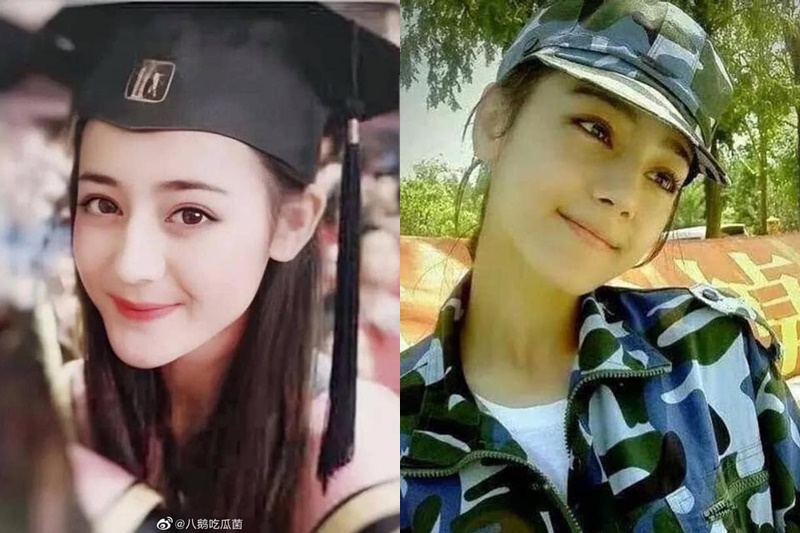 Có thể thấy gương mặt nữ diễn viên không thay đổi quá nhiều khi lớn lên.