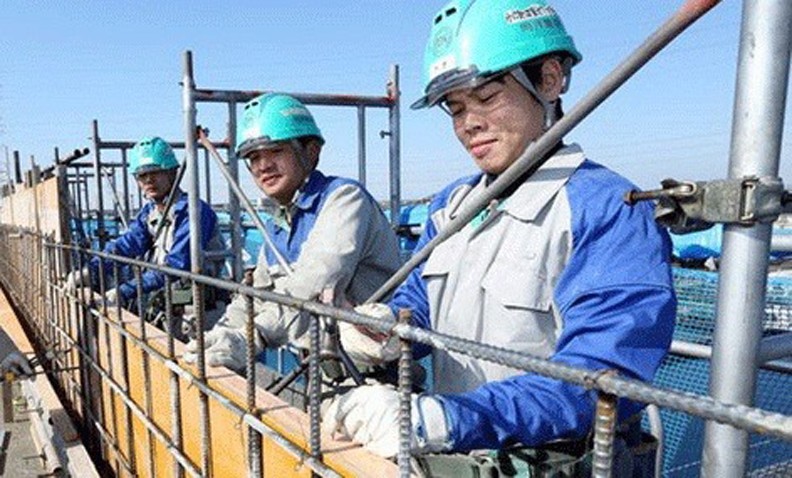 Thực tập sinh Việt Nam làm việc trong lĩnh vực xây dựng tại Nhật Bản được hưởng quyền lợi hấp dẫn. Ảnh minh họa