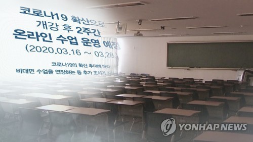 Nhiều trường học đã có kế hoạch học trực tuyến cho các sinh viên. (Ảnh: Yonhap)