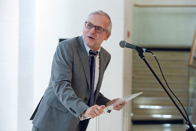 Giáo sư Thomas Römer (Đại học Lausanne), người giữ chức chủ tịch của Collège de France từ năm 2019. Ảnh: Reforme