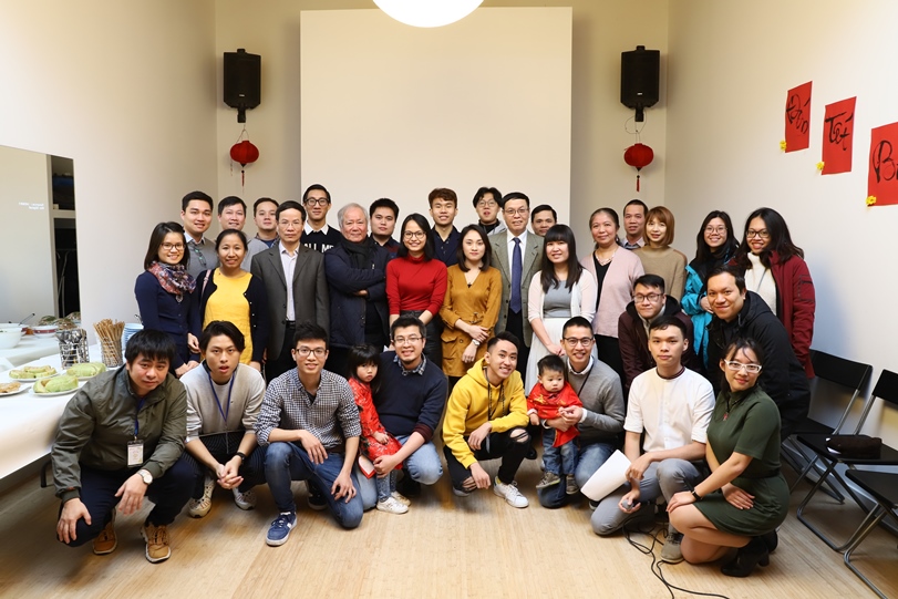 Sinh viên Việt Nam tại Bỉ. Ảnh: Hội sinh viên tại Bỉ cung cấp