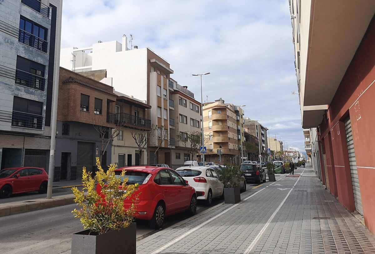 Đường phố tại thủ đô Madrid ngày 3/4. Ảnh: Hải Yến.