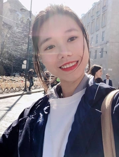 Nguyễn Ngọc Linh khi học tập tại Italy. Ảnh: Nhân vật cung cấp