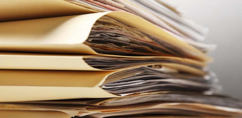 Stack of files