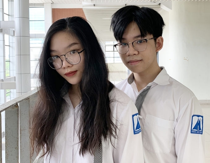 Cặp song sinh Phạm Lan Quỳnh Anh và Phạm Hứa Quang Anh. Ảnh: Nhân vật cung cấp