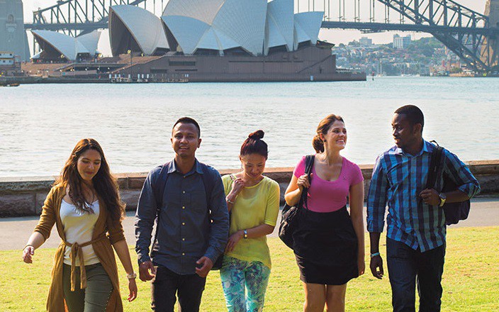 Sinh viên quốc tế là nguồn thu quan trọng của các trường Đại học tại Australia. Ảnh: Đại học Sydney.