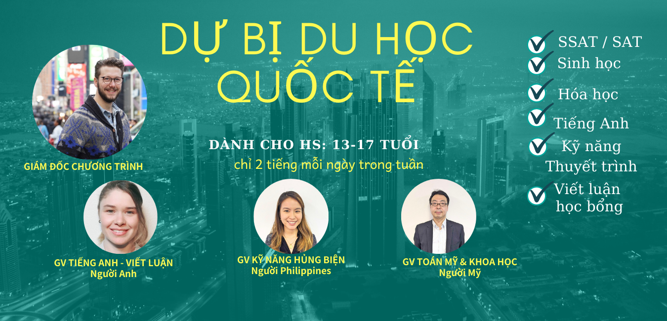 Khóa học online Toán Hóa Sinh