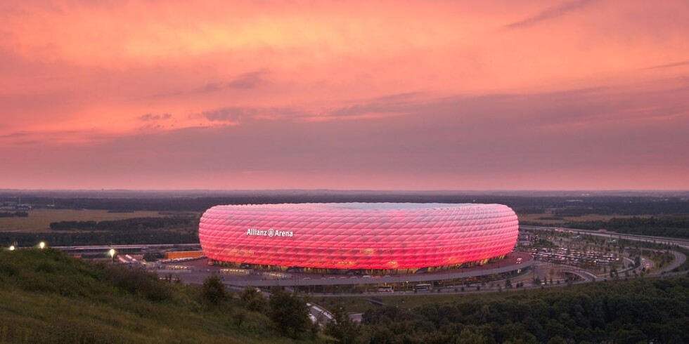 Sân vận động Allianz Arena tại thành phố Munich
