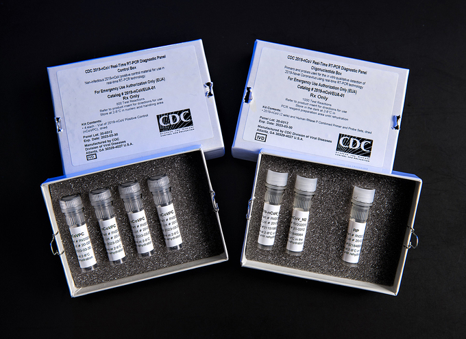 Kit xét nghiệm PCR Covid-19 của CDC. Ảnh: CDC