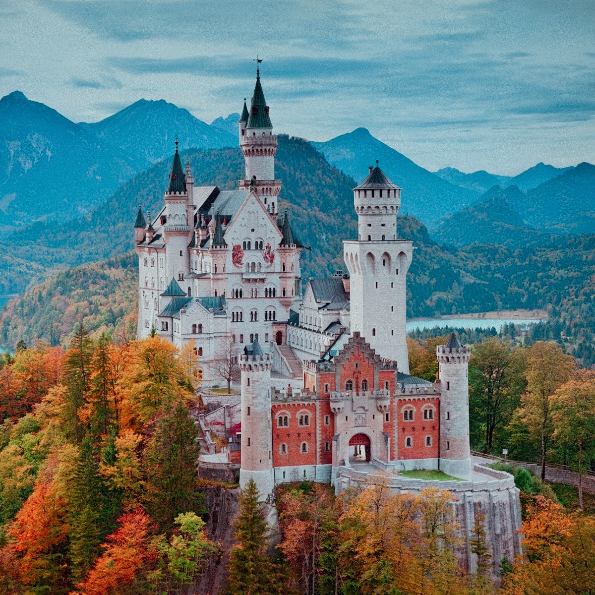 4 mùa cùng lâu đài Schloss Neuschwanstein-2