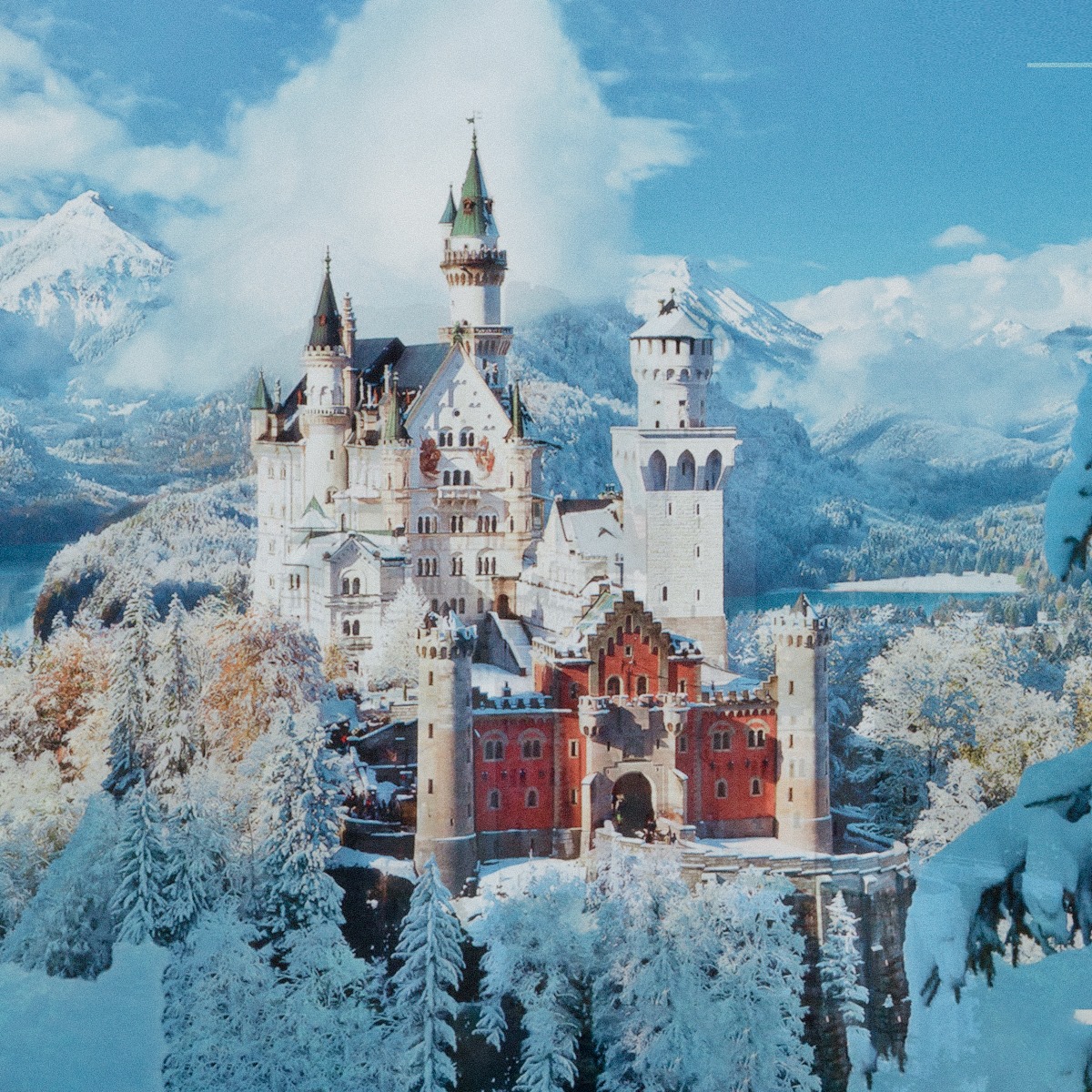 4 mùa cùng lâu đài Schloss Neuschwanstein-4